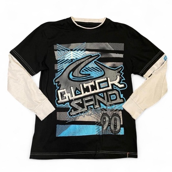 Quiksilver Other - Vintage Quiksilver Quicksand Boarding Co Layered Long Sleeve T-Shirt